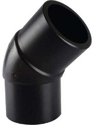 SHC4200 Tega Hdpe Spigot Dirsek 125 mm 45 Derece
