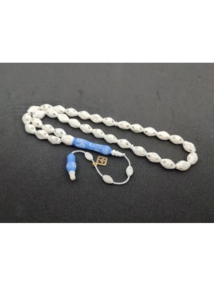 İskeçe Tesbih Başka Yerde Yok!!! Iskeçeli̇ Cemi̇l Usta Eseri̇ Full Kalem Oyma  Deve Kemi̇ği̇