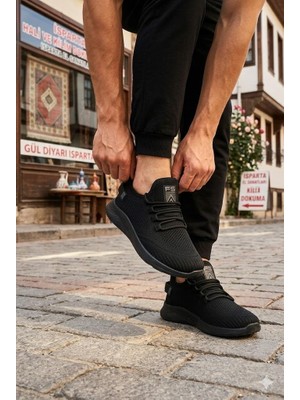 Fort 0062 Pasomia Rahat Hafif Anatomik Triko Bağcıksız Sneaker Spor Ayakkabı