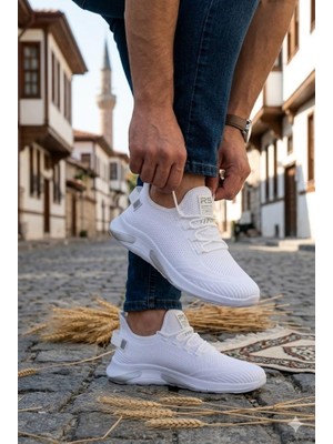 Fort 0062 Pasomia Rahat Hafif Anatomik Triko Bağcıksız Sneaker Spor Ayakkabı
