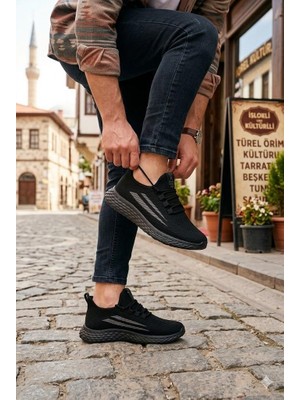 Fort 0130 Awidox Rahat Hafif Anatomik Fileli Bağcıksız Sneaker Spor Ayakkabı