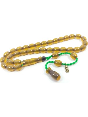 İskeçe Tesbih Muhammed Dabbas Usta Eseri̇ Osmanlı Torunu (Osmanlıya En Yakın) Sıkma Kehri̇bar