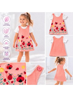 Melodi Kids Kız Bebek 2 Parça Elbise