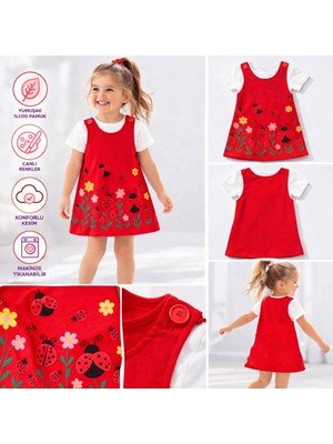 Melodi Kids Kız Bebek 2 Parça Elbise