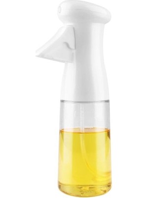Cm Store Çok Amaçlı Cam Şişe Püskürtmeli Dağıtıcı Yağdanlık Limonluk Sirke Sosluk Spreyi Beyaz (5067)