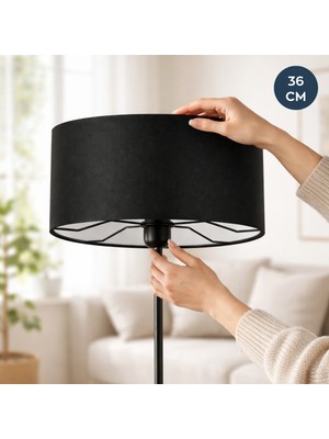 Homing Siyah Kumaş Pratik Yedek Lambader Başlığı