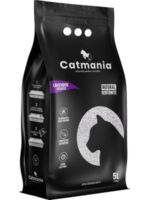 byasafkids Lavanta Kokulu Doğal Bentonit Kedi Kumu 5l.