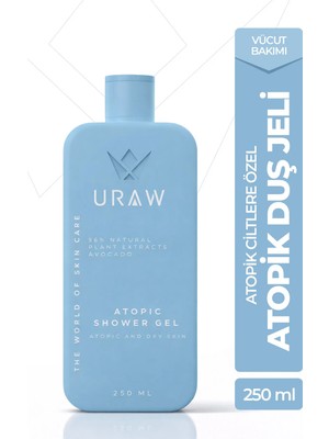 Uraw Atopik Duş Jeli | Nemlendirici & Rahatlatıcı Cilt Temizliği 250 ml
