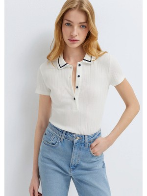 Mavi Ekru Polo Tişört 1613944-70057