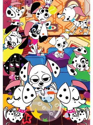 Senka Mey Ithalat® 101 Dalmatian 50 Parça Puzzle