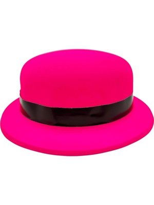 Senka Mey Ithalat® Neon Partisi Pembe Renk Melon Plastik Parti Şapkası