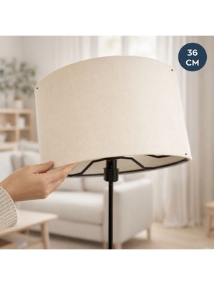 Homing Krem Kumaş Yedek Lambader Başlığı