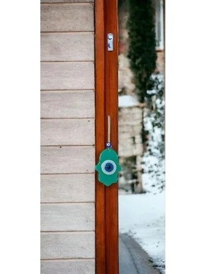 İlk El Grup Ieg™ Nazar Boncuklu Jade Yeşili Fatma Ana Bereket Eli Cam Duvar Süsü