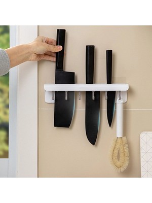 Senka Mey Ithalat® Pratik Çoklu Bıçak Askısı Mutfak Bıçak Düzenleyici Organizer Dayanıklı Bıçaklık