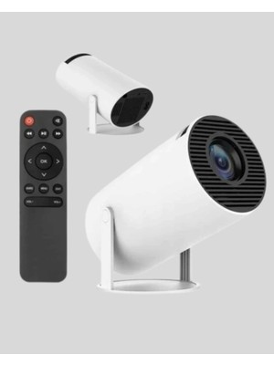 Senka Mey Ithalat® Kablosuz Mini Projeksiyon Cihazı Oyun ve Film Için Taşınabilir Ev Sineması