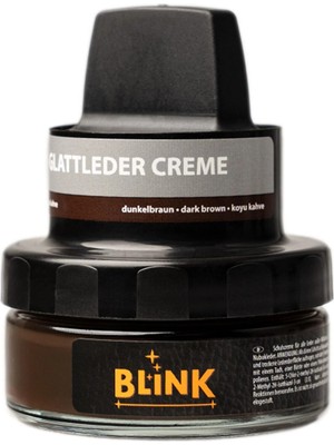 Blink Shoe Cream Koyu Kahverengi 50 ML Deri Boyası