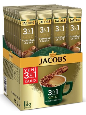 Jacobs 3 In 1 Yumuşak Içim 14 gr x 2 Paket (80'li)