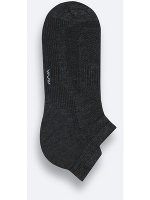 AVVA Erkek Antrasit Basic Patik Çorap B008530