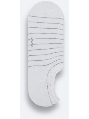 AVVA Erkek Beyaz Sneaker Çorap B008514