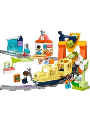 Senka Mey Ithalat® 10428 Büyük Interaktif Mahalle Treni 103 Parça +3 Yaş