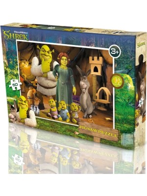 Senka Mey Ithalat® Shrek Puzzle 50 Parça