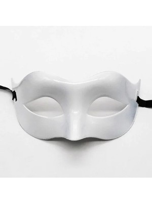 İlk El Grup Ieg™ Beyaz Renk Masquerade Kostüm Partisi Venedik Balo Maskesi