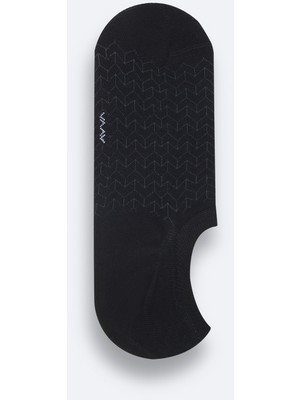 AVVA Erkek Siyah Sneaker Çorap B008513