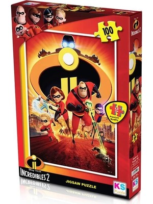 Senka Mey Ithalat® 100 Parça Incredibles 2 Puzzle