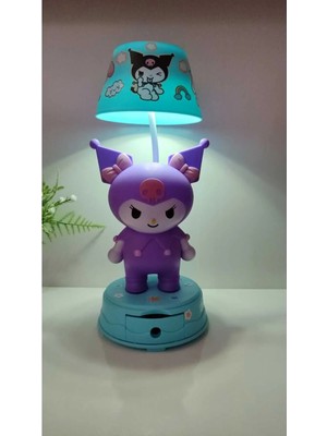Famemus Accessory Kuromi Masa Üzeri Gece Lambası Boyut 25 cm