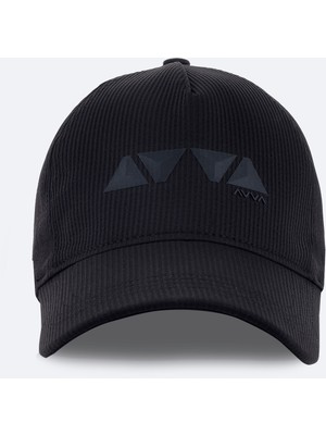AVVA Erkek Siyah Baskılı Şapka B009202
