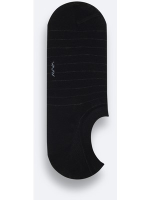 AVVA Erkek Siyah Sneaker Çorap B008514