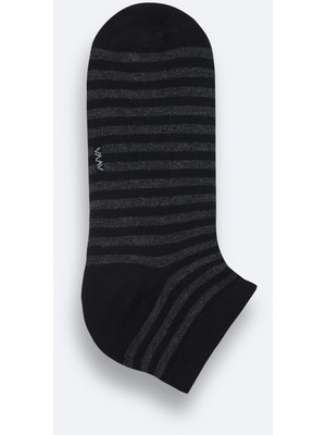 AVVA Erkek Siyah Patik Çorap B008517