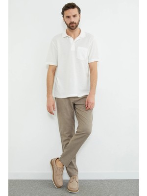 FullaModa Beli Lastikli Bağcıklı Jogger Pantolon
