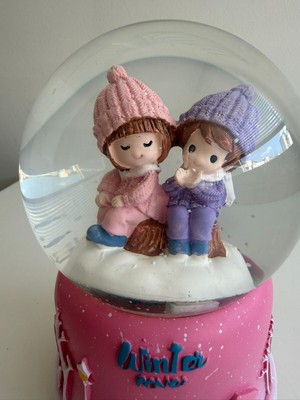 PremiumPort Işıklı Müzikli Kış Kar Küresi, Büyük Boy, Eğlenceli ve Renkli Tasarım