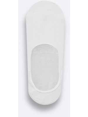 AVVA Erkek Beyaz Babet Çorap B008518