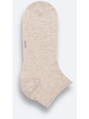 AVVA Erkek Açık Bej Patik Çorap B008556