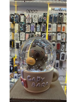 PremiumPort Renkli Rgb Işıklı Orta Boy Capybara Dekorasyonu