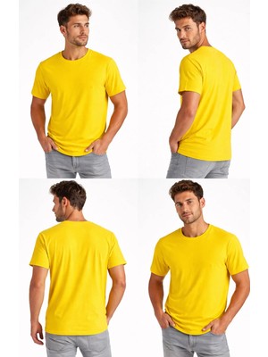 ÇK Tekstil Unisex Basic Tişört 30/1 Süprem Pamuk Düz Renk S-M-L-Xl-Xxl Rahat Kalıp