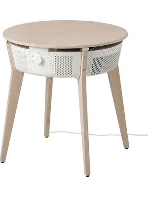 IKEA Starkvınd Meşe Kaplama-Beyaz Hava Temizleyicili Sehpa