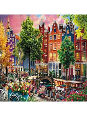Senka Mey Ithalat® 20793 Puzzle 1000 Beauti̇ful Sunset In Amsterdam