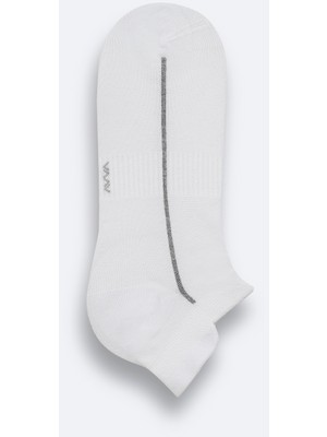 AVVA Erkek Beyaz Patik Çorap B008515