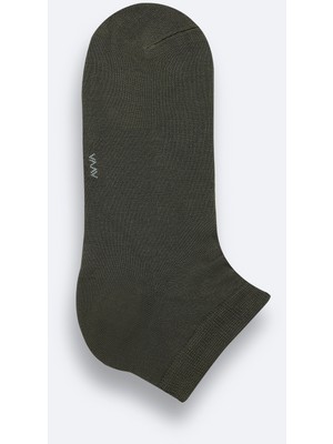 AVVA Erkek Haki Patik Çorap B008556