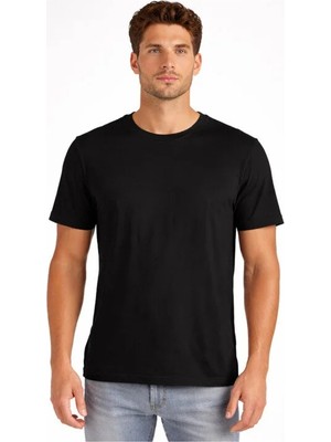 ÇK Tekstil Basic Tişört 30/1 Süprem Pamuk Düz Renk S-M-L-Xl-Xxl Rahat Kalıp