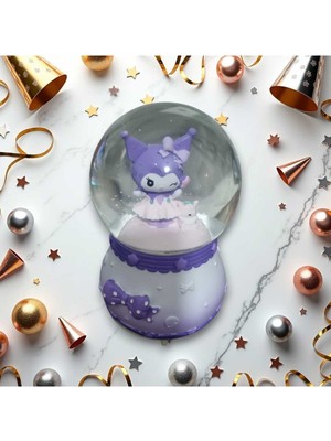 PremiumPort Işıklı Müzikli Şapkalı Tatlı Kedi Kar Küresi