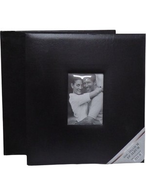 Bf Albüm 10x15 600'Lük Vinleks Deri Fotoğraf Albümü Siyah BOX