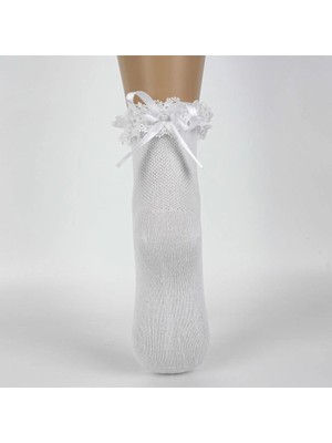 Senka Mey Ithalat® Ayçıl Aks. Kız Soket Çorap K22230 Beyaz
