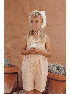 Cigit Desenli Viskon Tulum 2-8 Yaş Bej