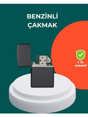 Asa Store Çakmak Parlak Siyah Doldurulabilir Hedyelik Eşya