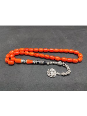 İskeçe Tesbih 475 Ayar Gümüş Püskül 475 Ayar Gümüş Nakkaş Finlandiya Lapland Katalin Sertifikalı 9489