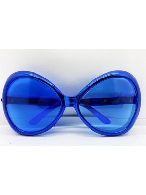 Eco Lounge Mavi Renk Yeşilçam Nostalji 80LI Yıllar 90LI Yıllar Parti Gözlüğü 7X16 cm